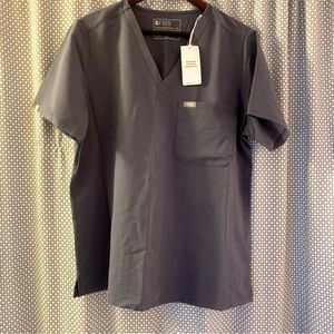 NWT Figs Space Navy Catarina One-Pocket Scrub Top X-Large